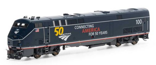 Athearn Genesis 81314 Amtrak 50th Anniversary Blue AMD103/P42 #100 DCC & Sound HO