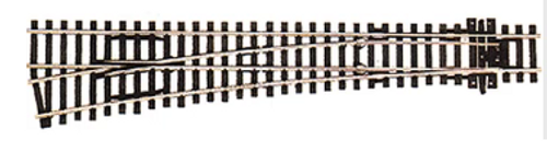 PECO SL-89 Large Radius LH Turnout Code 100 HO