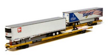 Athearn Genesis 69985 Trailer Train F89F Flat Car with 2 53' Utility Trailers TTX #161189 2-car set HO
