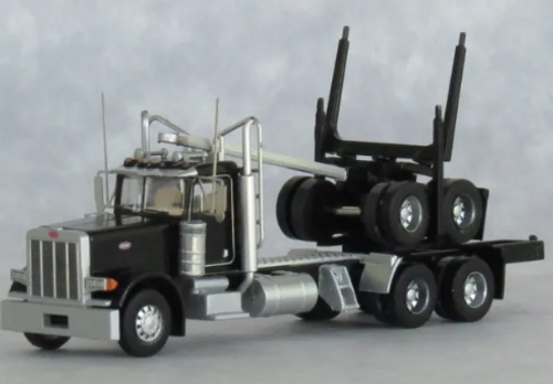 Trainworx 47981 Peterbilt Black 379 Log Truck/Trailer N scale Trainworx 47981 Peterbilt Black 379 Log Truck/Trailer N scale