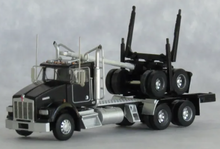 Trainworx 48081 Kenworth T800 Black Log Truck/Trailer N scale