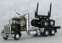 Trainworx 49081 Kenworth W900 Black Log Truck/Trailer N scale