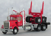 Trainworx 49083 Kenworth W900 Red Log Truck/Trailer N scale