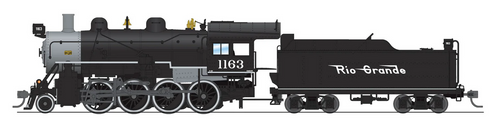 BLI 8736 D&RGW Rio Grande 2-8-0 # 1163 DCC & Paragon4 Sound HO