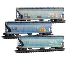 MT 983 05 092 SSW/ ex-Golden West Service Weathered 3-bay Covered Hoppers 3-pack  N scale