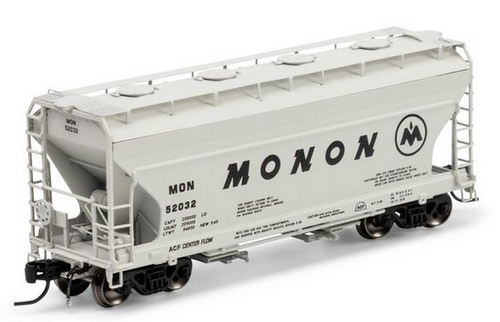Athearn Genesis N 1290 Monon #52032 ACF 2970 2-bay Covered Hopper