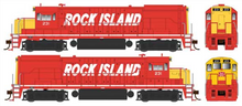 Bowser 25166 Rock Island U25B "Billboard' Phase IV #231 DC HO