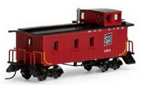 Athearn N  12088 Soo Line 3-Window Caboose #160