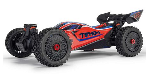 ARRMA ARA4306V4T3 Typhon 4wd Red/Blue RTR Brushless Buggy 1/8 scale