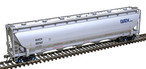 Atlas 20007486 GACX (Blue GATX Logo) Trinity 5660 Covered Hopper #55959 HO