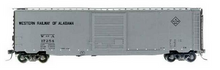 Kadee 6203 Western Railway of Alabama #17254 50' PS-1 Single 9' Youngstown Door Box Car HO