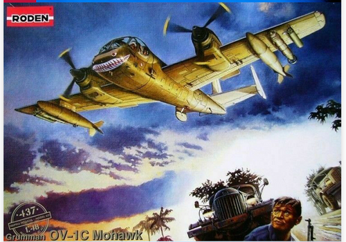 Roden 437 Brumman OV-1C Mohawk 1/48