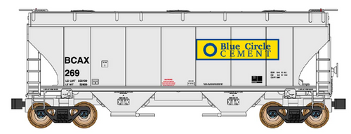Intermountain-Railway 669014 Blue Circle Cement Trinity 3281 Covered Hopper N scale