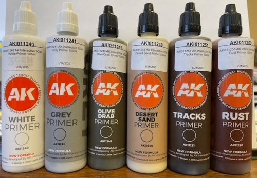 AK Interactive Primer 100 ml (choose color)