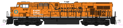 Kato 176-8960-S Canadian Pacific "Every Child Matters" ES44AC #8757 DCC with Sound N Scale