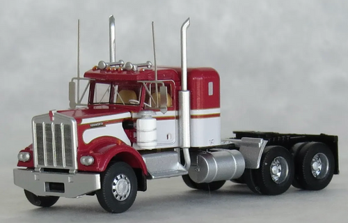 Trainworx 49032 Kenworth W900 36" Seminole Burgundy & White N scale
