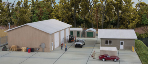 Walthers 933-4122 Vehicle Maintenance Facility HO
