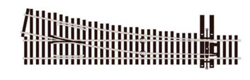 Peco SLE8351 Code 83 #5 Right Hand Turnout Electrofrog HO