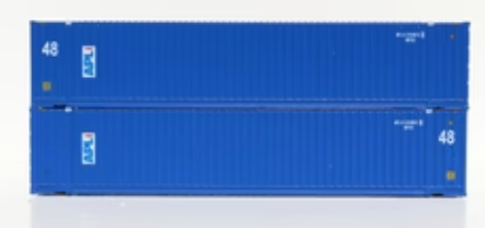 JTC 485008 APL 48' Container N scale 2-pack