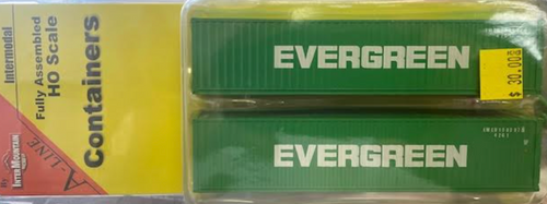 Intermountain 30255-06 Evergreen 40' Corrugated Containers 2-pack HO