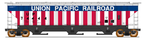 IMRC 653102-01 Union Pacific "BiCentennial" #74444 4750 3-bay Hopper N scale