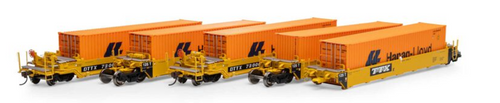 Athearn 98929 TTX Wells & Hapag Lloyd Containers HO