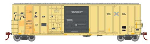 Athearn 71008 Railbox 50' Box Car #50407 HO "Primed for Grime"