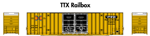 Athearn RTR 75070 TTX 60' Gunderson Box Car #660112 HO