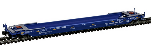 Atlas 50007038 Florida East Coast 53' Rebuilt Well Car #74150 N scale
