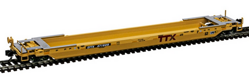 Atlas 50007045 TTX (Yellow) 53' Rebuilt Well Car #470575 N scale