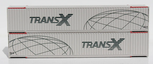 JTC 535063 TransX 53' Corrugated Side Container N scale