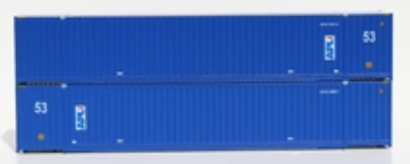 JTC 535032 APL 53' Corrugated Side Container N scale