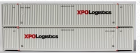 JTC 537015 XPO Logistics 53' Corrugated Container N scale