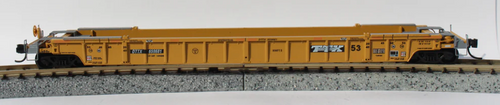 JTC 772030 DTTX NSC 53' well car. Class NWF13 - 17 Post version 8 conspicuity stripes N scale