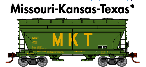 Athearn 93991 MKT 2970 2-bay Covered Hopper #468 HO