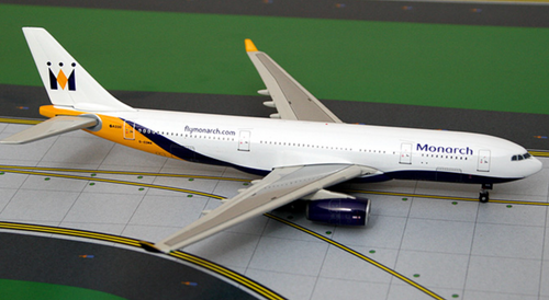 Gemini Jets GJMON797 Monarch Airbus A330-200 G-EOMA 1/400