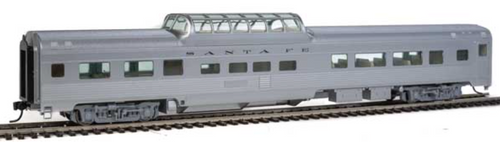 Walthers 910-30402 Santa Fe 85' budd Dome Coach Car HO