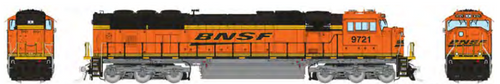 PRE-ORDER Rapido 1111013 BNSF "H3 Scheme" SD70MACe Rebuild #9516 DC N scale