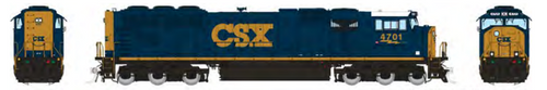 PRE-ORDER Rapido 1048020 CSX YN3 SD70AC #4713 DC HO