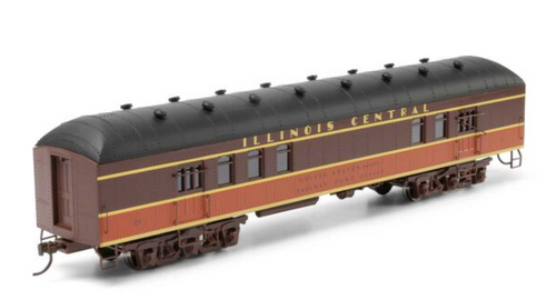 Athearn 73032 Illinois Central Arch-Roof RPO Car #99 HO