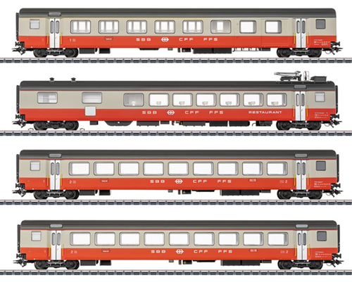 Marklin 42190 Swiss Express Passenger Set 4-car HO
