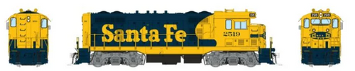 Rapido 70611 ATSF CF7 w/ Round Cab (DC/DCC/Sound): AT&SF - Yellow Warbonnet: #2538 HO