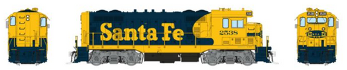 Rapido 70611 ATSF CF7 w/ Round Cab (DC/DCC/Sound): AT&SF - Yellow Warbonnet: #2538 HO