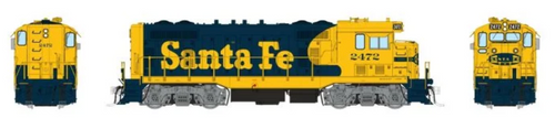 Rapido 70618 ATSF CF7 w/ Round Cab (DC/DCC/Sound): AT&SF - Yellow Warbonnet: #2480 HO