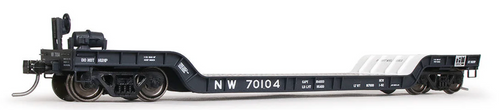 EE-1764-2 NW Depressed Center Flat Car #70105 HO