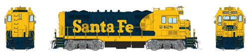 Rapido 70602 ATSF CF7 w/ Square Cab (DC/DCC/Sound): AT&SF - Yellow Warbonnet: #2428 HO