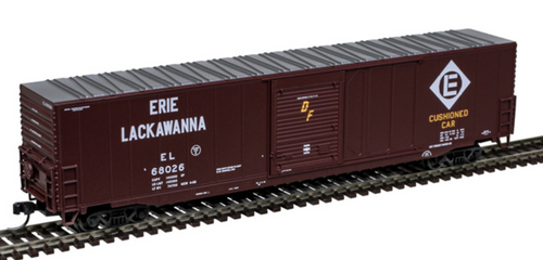 Atlas 50007172 Erie Lackawanna 60' Single Door Auto Parts Box Car #68026 N Scale