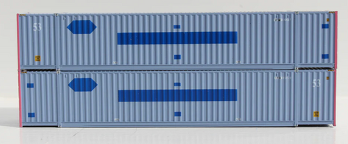 JTC 535068 COFC Logistics Ex-Pacer 53' Container 2-pack N scale