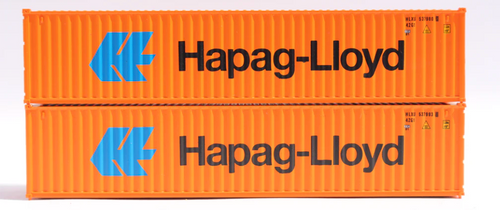 Jacksonville Terminal 405348 Hapag-Lloyd 40' Container 2-pack N scale