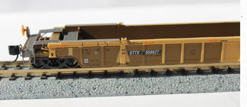 Jacksonville Terminal 772044 DTTX 53' Well Car #658627 N Scale